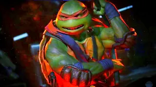 Raphael Vs Michelangelo TMNT Fight - Injustice 2 Gameplay