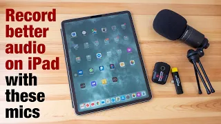 How to use external mics to record with an iPad