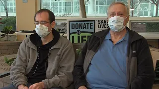 Father and son reunite with surgeon that performed life-changing liver transplant