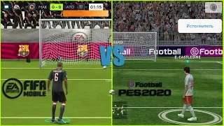 FIFA 20 MOBILE Vs PES 2020 MOBILE | БОЛЬШОЙ ОБЗОР | Я такого не ожидал!!!