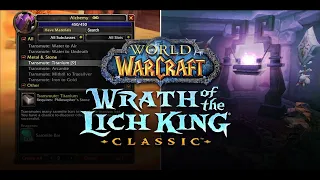 WORLD OF WARCRAFT WRATH of the LICH KING CLASSIC pre-patch