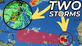 Tropical Storm Coming To East Coast PLUS Watching Caribbean (Potential Tropical Cyclone 16)