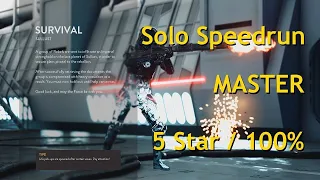 Star Wars Battlefront 2015 - Solo Survival on Sullust (Master 100%) - Speedrun [19:43]