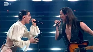 Maneskin ft. Manuel Agnelli - Amandoti - Esibizione Sanremo 2021