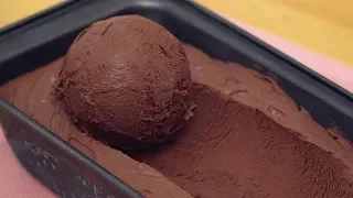 Chocolate Ice Cream 3 Ingredients [No Machine]