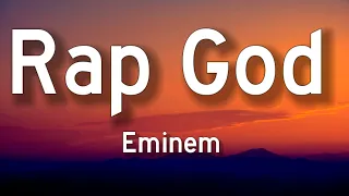 Eminem - Rap God (Lyrics)