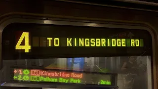 NYCT Subway: Kingsbridge Road Bound R142 / R142A (4) Trains in Manhattan (GCT & Union Square)