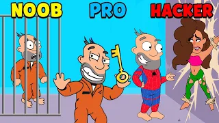 NOOB vs PRO vs HACKER - Save the Bro