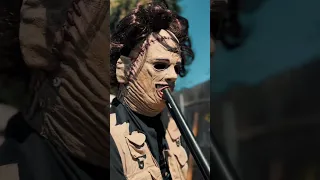 Leather face comedy skit