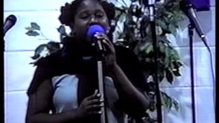 Jazmine Sullivan, singing in Baltimore, MD 1999