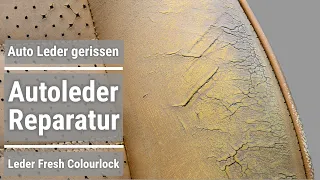 Autoleder Risse reparieren und aufbereiten | Leder Fresh Colourlock