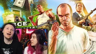 ВСЕ ГРЕХИ И ЛЯПЫ ИГРЫ "GTA 5" | ИгроГрехи | РЕАКЦИЯ на Master Play