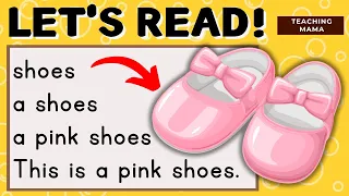 LET'S READ! | PRACTICE READING SIMPLE PHRASES | ENGLISH READING | TEACHING MAMA