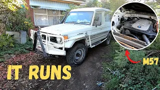 FJ75 Troopy M57 Swap / First start up!!