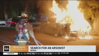 Police search for possible arsonist in Reseda