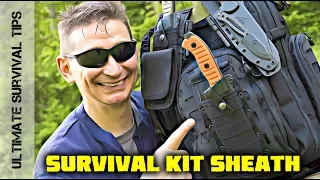 How To Customize YOUR MSK-1 SURVIVAL KIT / KNIFE Sheath System + Paracord Knife