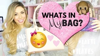 Whats in my bag? Pink Kate Spade 2015 Edition- SLMissGlam♥♥