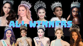 ALL Miss International Queen Crowning Winners and 1st Runner-Ups (2004-2023)