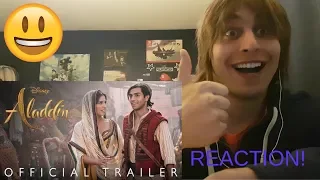 Disney´s Aladdin 2019 Official Trailer REACTION!