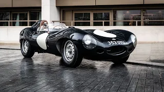 REAL $15 MILLION Jaguar D-Type BLASTING through London!! #LCCS2020