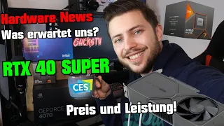 Nvidia RTX 40 SUPER 😏 Preis und Leistung! Hardware News nach CES 2024: Was erwartet uns? RYZEN 8000G