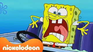 Spongebob | Siapa Pengemudi yang LEBIH BURUK 🚗 - SpongeBob versus Rock Paper Scissors | Nickelodeon