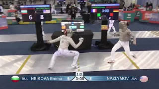 2022 227 T32 06 F S Individual Dubai UAE WCH 8 NAZLYMOV USA vs NEIKOVA BUL