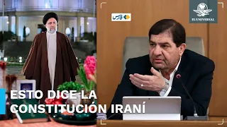 ¿Quién sustituiría a Ebrahim Raisi, presidente de Irán, si fallece?