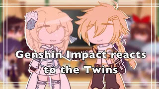 Genshin Impact reacts to the Twins | Male MC | (2/2) | [Repost]