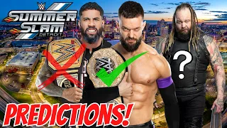 WWE SUMMERSLAM 2023 PREDICTIONS!!!