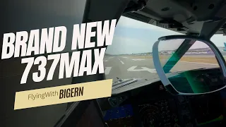 Takeoff in a Brand New 737 MAX | Boeing Delivery Flight