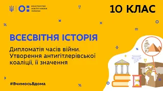 10 клас. Всесвітня історія. Утворення антигітлерівської коаліції, її значення (Тиж.8:ЧТ)