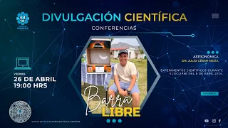 Experimentos Científicos durante el Eclipse del 8 de abril de 2024,  con el  Dr. Julio César Mejía