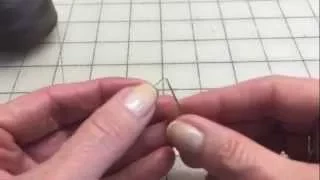 How to Tie a Knot Using Double Strand Thread