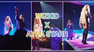 Wizkid and Ayra starr First Performance of '2 Sugar' A Latest Hit Song