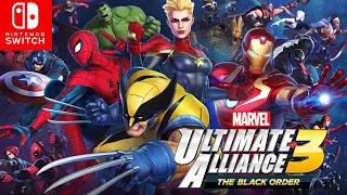 Marvel Ultimate Alliance 3: The Black Order — Full Gameplay | No Commentary (Switch)