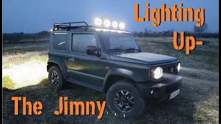 Mounting Extra LED Lights on my Jimny!