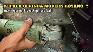 HOW TO REPAIR MODERN GRINDING HEAD M-2350B SHOWING || replace bearing 6001 & boushing