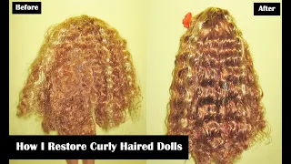 How I Restore Curly Haired Dolls