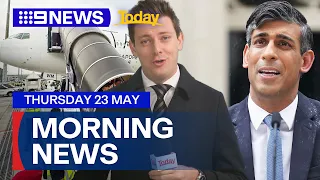 New details on Singapore Airlines flight; UK Prime Minister calls shock election | 9 News Australia