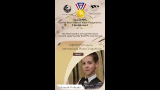 Gold Award-Oleksandr Fediurko  2022 Final Round Professional Group C #piano #competition