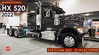 2022 International HX520 73inch High Rise Sleeper Tractor - Interior And Exterior - ExpoCam 2021