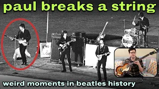PAUL BREAKS A STRING – Weird Moments in Beatles History #3