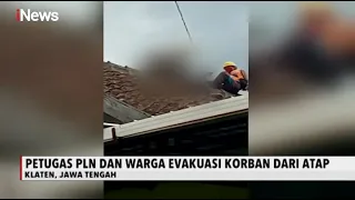 Petugas PLN dan Warga Evakuasi Tukan Servis yang Tewas Tersengat Listrik - iNews Sore 11/10