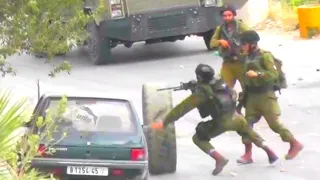 Instant Karma: Israeli Army vs. Palestinian Tire: 0-1