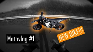 Neues Bike KTM EXC 500 2020 Supermoto | Motovlog #1