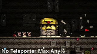 Spelunky - No Teleporter Max Hell% (Book Skip) - 11:00.524