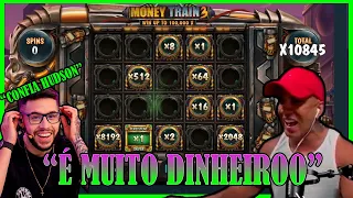 HUDSON AMORIM PEGA X10845 NO MONEY TRAIN E VAI A LOUCURA !! VEJA QUE FORRA !!