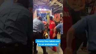 Jimmy Uso taken out in an Ambulance from WWE Smackdown