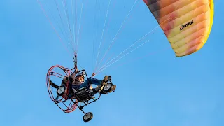 Flying out of my favorite LZ, Fresh Breeze, Fly Pod & Dudek Uni 1.1 - Ohio Paramotor Trike Adventure